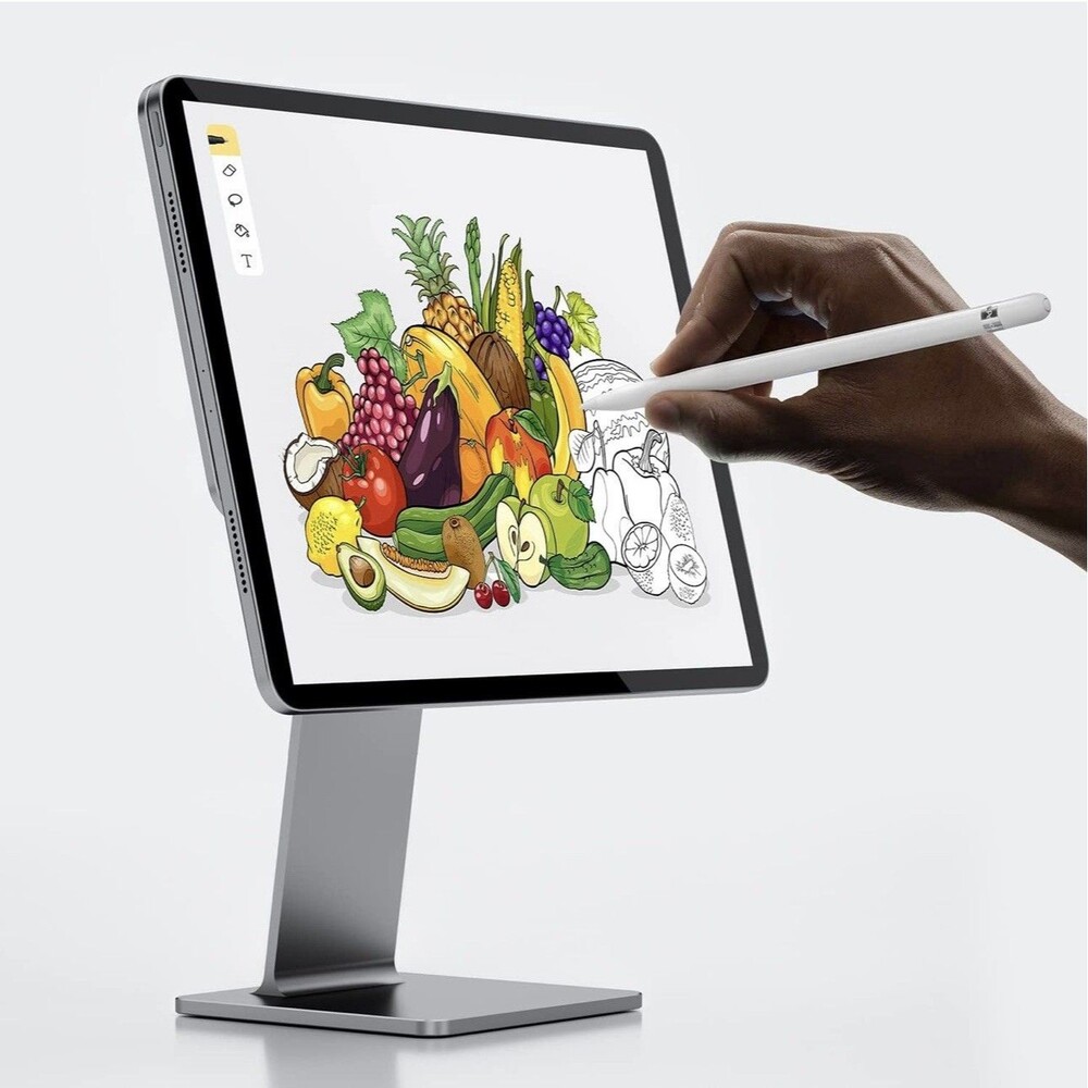 Invzi Magnetic iPad Stand Holder for 12.9 Inch Foldable Portable 3rd 4th 5th Gen